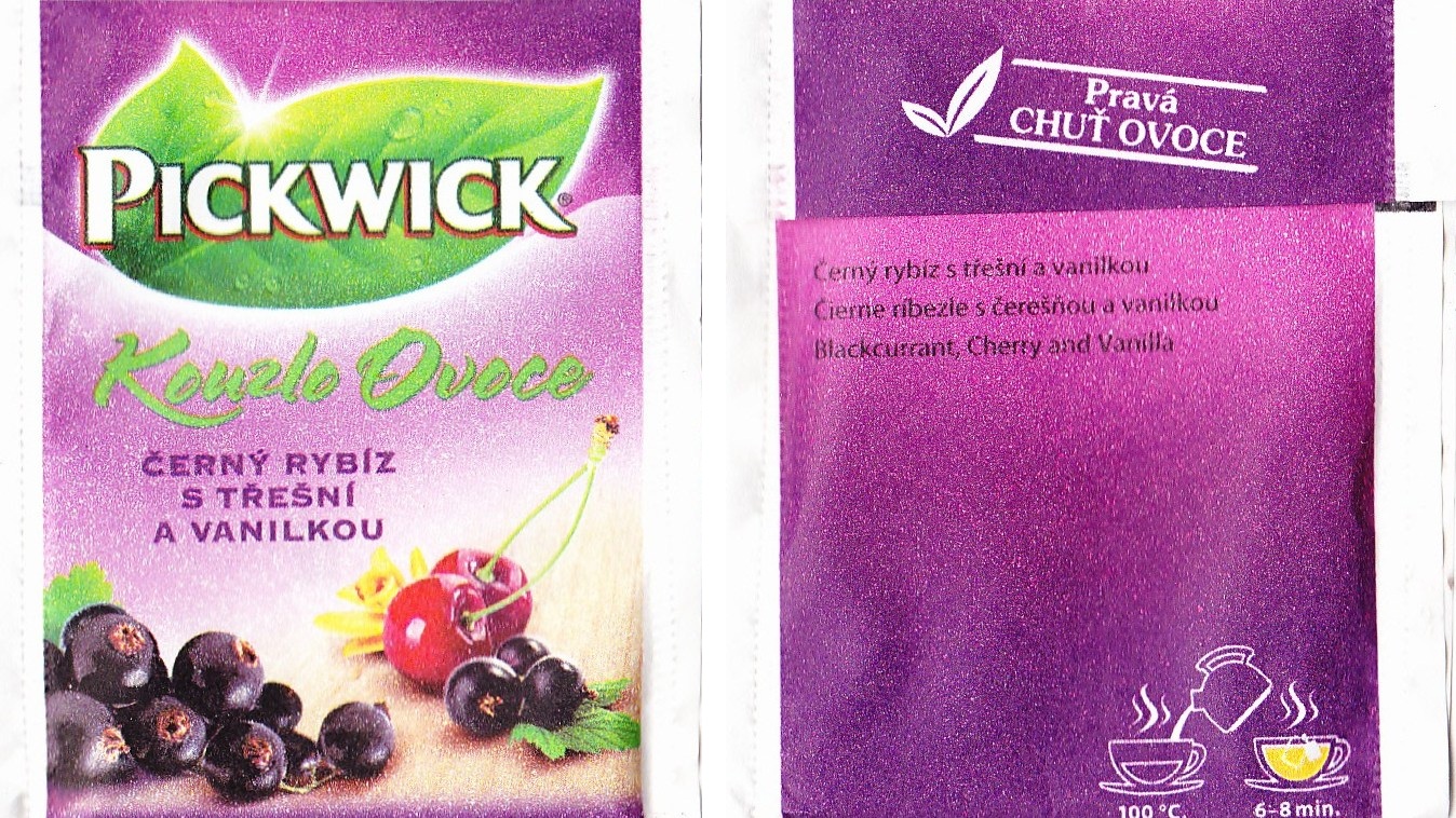Pickwick - Kouzlo ovoce - Černý rybíz s třešní a vanilkou