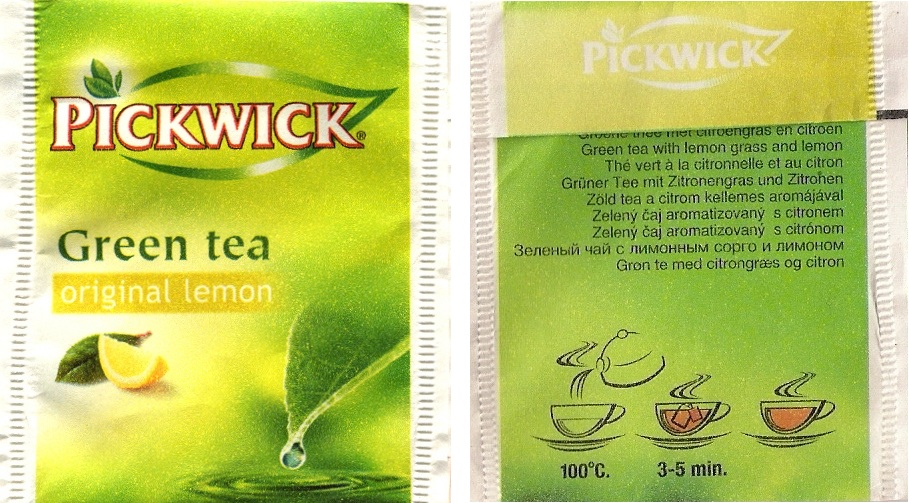 Pickwick - Green Tea - Original Lemon
