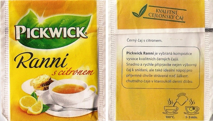 Pickwick - Ranní s citronem