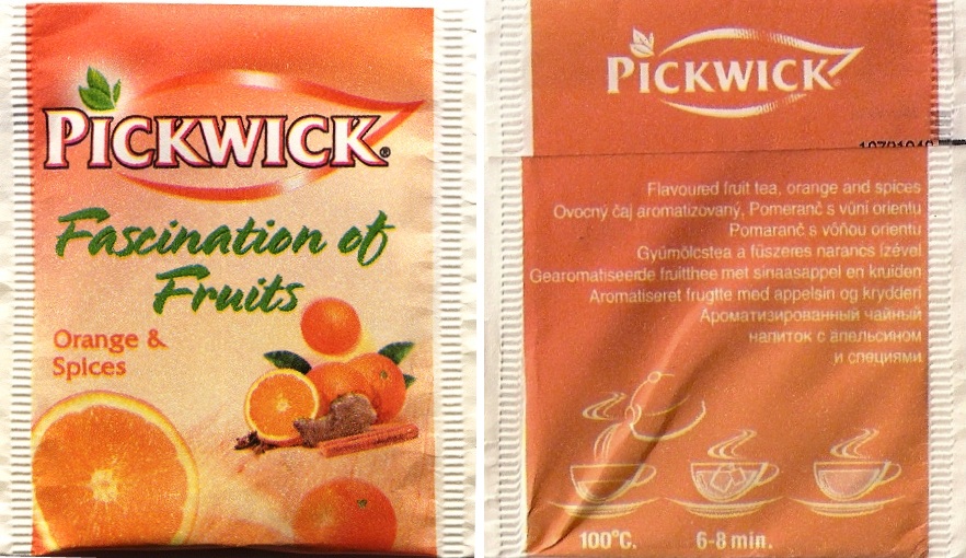 Pickwick - Fascination of Fruits - Orange, spices