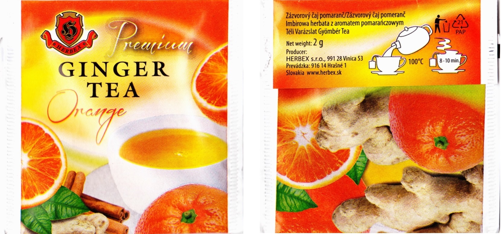 Herbex - Ginger Tea Orange