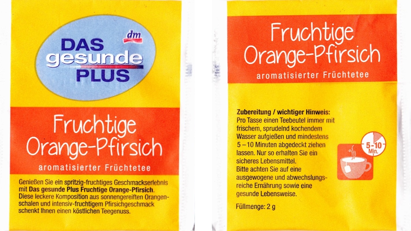 DM - Fruchtige Orange, Pfirsich