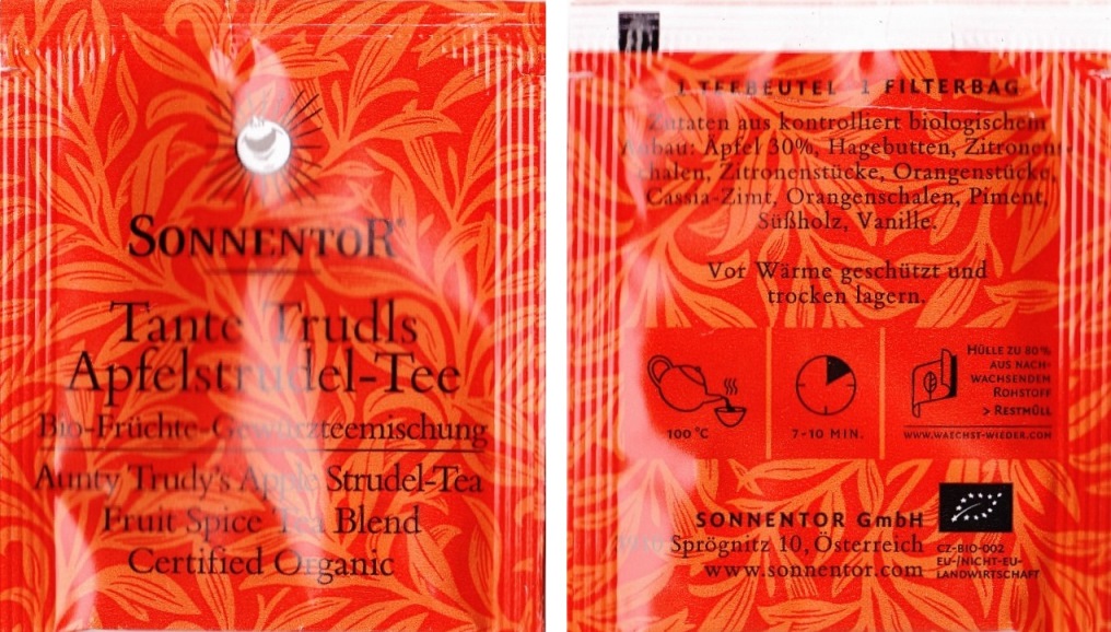 Sonnentor - Tante Trudls Apfelstrudel Tee