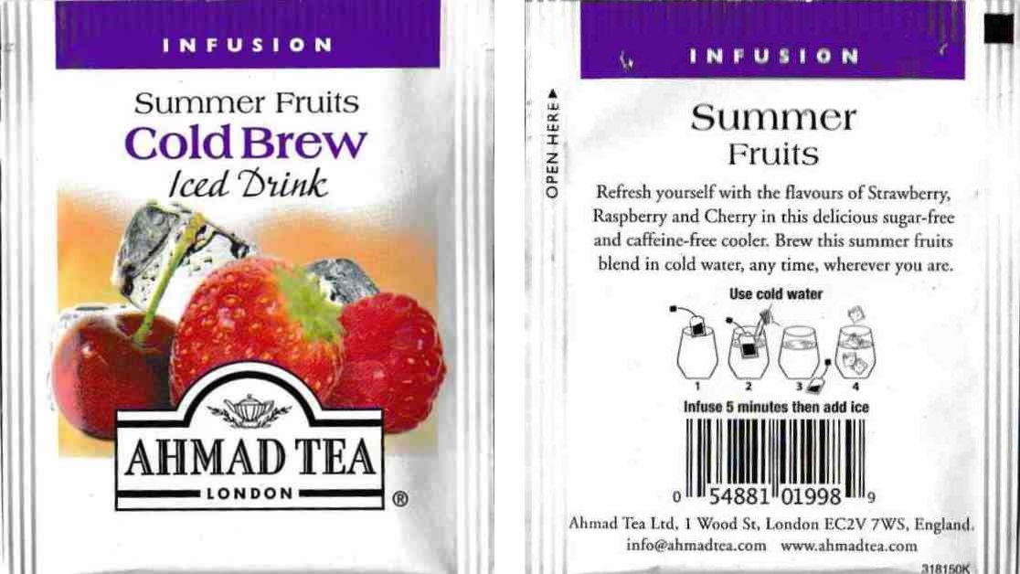 Ahmad Tea - Cold Brew - Summer Fruits