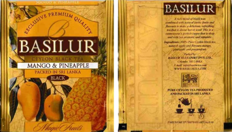 Basilur - Mango, pineapple (N6)