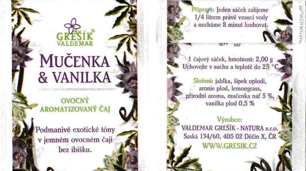 Grešík Valdemar - Mučenka, vanilka