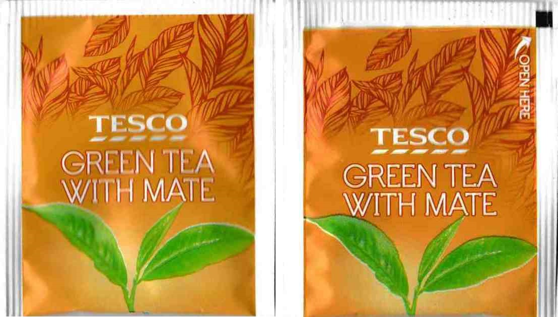 Tesco - Green tea with mate
