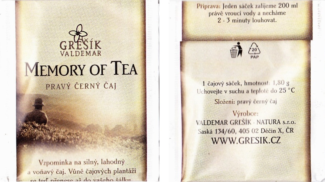 Grešík Valdemar - Memory of Tea (2)