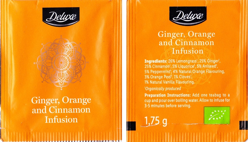Deluxe - Ginger, orange and cinnamon infusion