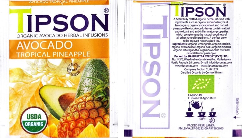 Tipson - Avocado, tropical pineapple